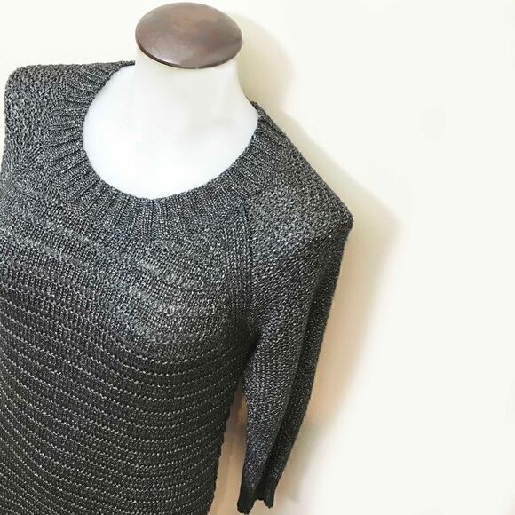𝅺CALVIN Klein Grey Shine Sweater - Picture 2 of 10